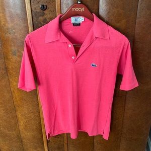 Vintage Izod Lacoste Polo in Pink, Medium